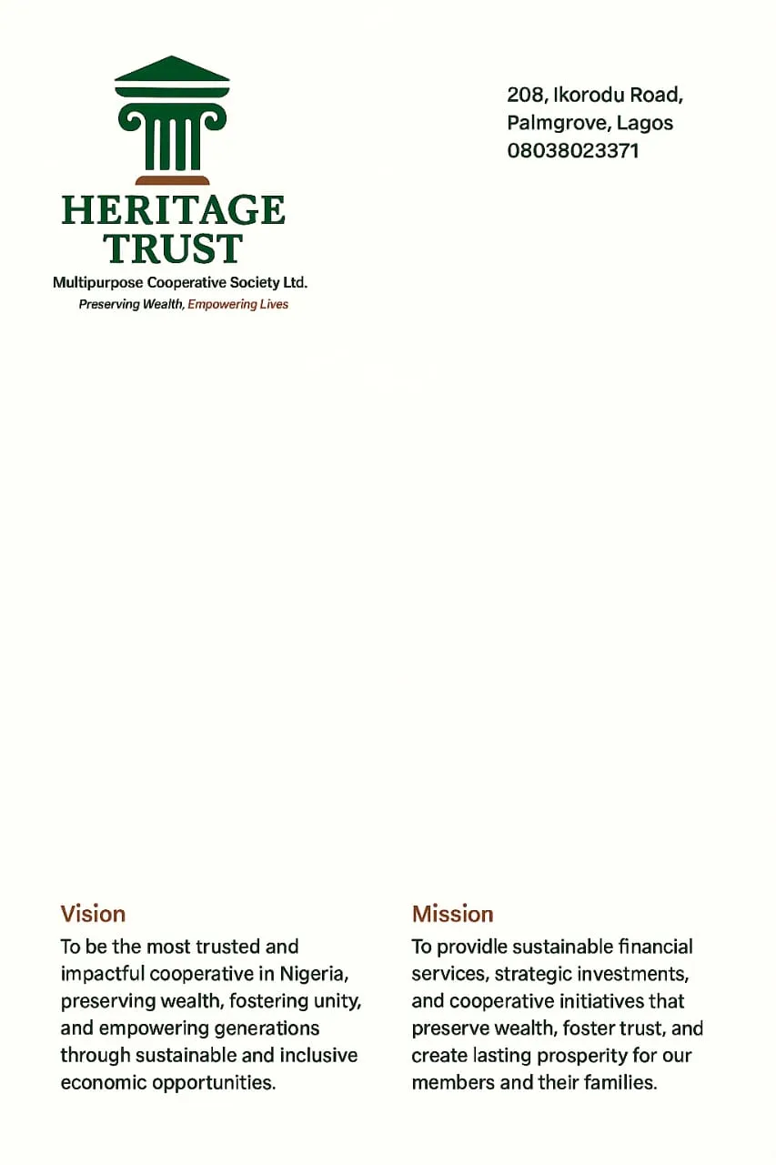 Heritage Trust vision and mission